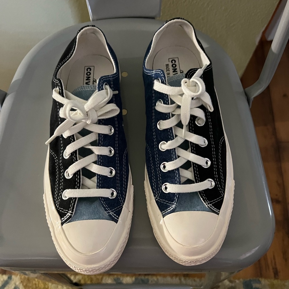 Converse Women's Sneakers - Black and Blue